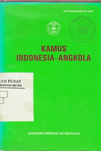 Image of Kamus Indonesia - Angkola