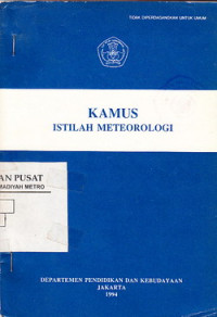 Kamus Istilah Meteorologi