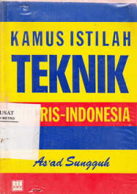 Kamus Istilah Teknik Inggris-Indonesia