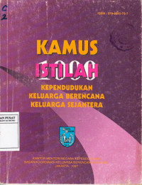 KAMUS ISTILAH: KEPENDUDUKAN KELUARGA BERENCANA KELUARGA SEJAHTERA