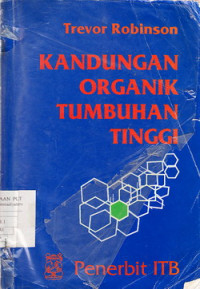 Kandungan Organik Tumbuhan Tinggi