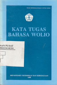 Kata Tugas Bahasa Wolio