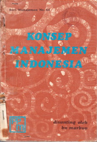 KONSEP MANAJEMEN INDONESIA