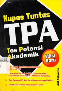 Kupas Tuntas Tes Potensi Akademik