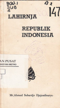 Lahirnja Republik Indonesia