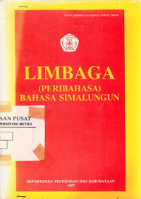 LIMBAGA:PERIBAHASA BAHASA SIMALUNGUN