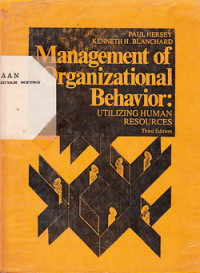 Management of Organizational Behavior: Utilizing Human Resources