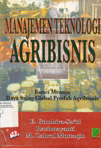 Manajemen Teknologi Agribisnis 