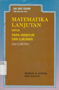 Matematika Lanjutan Untuk Para Insinyur Dan Ilmuwan