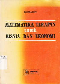 Matematika Terapan Untuk Bisnis dan Ekonomi