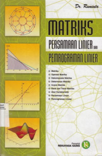 Matriks Persamaan Linier dan Pemrograman Linier