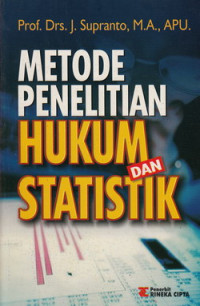 Metode penelitian hukum dan statistik