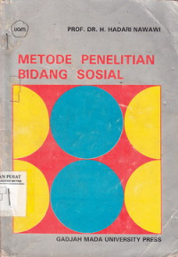 Metode Penelitian Bidang Sosial