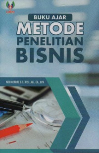 Buku ajar metode penelitian bisnis