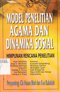 Model Penelitian Agama Dan Dinamika Sosial