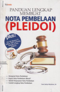 Image of Panduan Lengkap Membuat Nota Pembelaan (Pleidoi)
