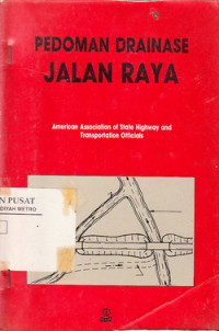 Pedoman Drainase Jalan Raya