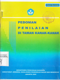 Pedoman Penilaian di Taman Kanak-Kanak