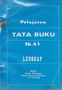 Pelajaran Tata Buku TK. A1