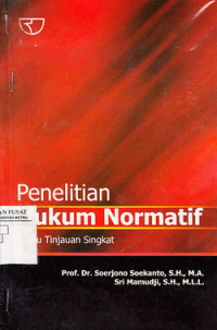 Penelitian Hukum Normatif : Suatu Tinjauan Singkatan