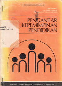 Pengantar Kepemimpinan Pendidikan