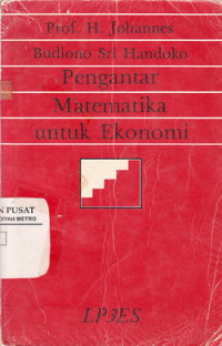 Pengantar Matematika Untuk Ekonomi