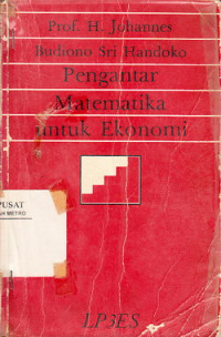 Pengantar Matematika Untuk Ekonomi