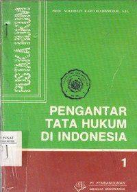 Pengantar Tata Hukum di Indonesia 1; Hukum Perdata