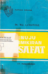 Menuju Kepemikiran Filsafat