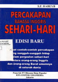 Percakapan Bahasa Inggris Sehari-Hari