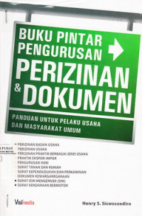 Buku Pintar Pengurusan Perizinan dan Dokumen