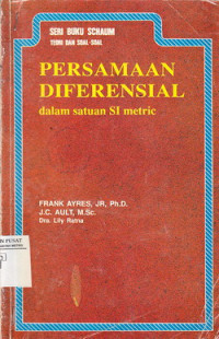 Teori Dan Soal-Soal Persamaan Diferensiasi Dalam Satuan S Metrik