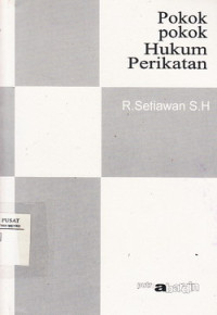 Pokok-Pokok Hukum Perikatan