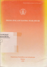 Prosa Dalam Sastra Makassar