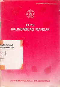 PUISI KALINDAQDAQ MANDAR