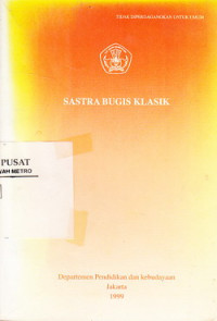Image of Sastra Bugis Klasik
