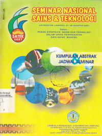 Seminar Nasional Sains Dan Teknologi