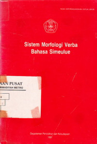 Sistem Morfologi Verba Bahasa Simeulue