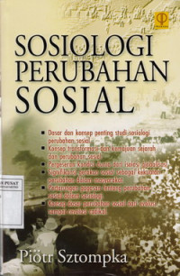 Sosiologi Perubahan Sosial