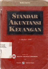 Standar Akuntansi Keuangan Buku Satu