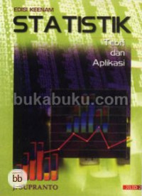 Statistik : teori dan aplikasi jilid 2