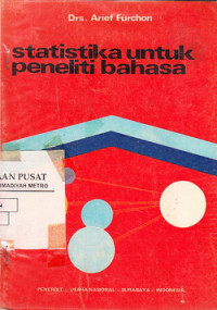 Statistika Untuk Peneliti Bahasa