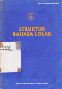 Struktur Bahasa Lolak