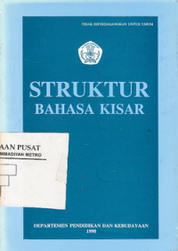 Struktur Bahasa Kisar