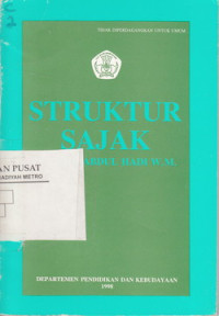 STRUKTUR SAJAK: Penyair Abdul Hadi W.M.