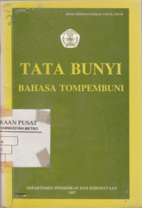 Tata Bunyi Bahasa Tompembuni