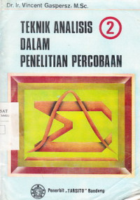 Teknik Analisis Dalam Penelitian Percobaan Jilid 2