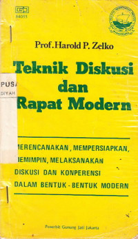 Teknik diskusi dan rapat modern