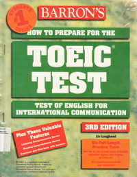 Barrons How To Prepare For The Toeic Test: Tes Of English For International Communication