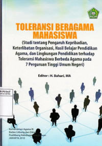 Toleransi Beraga Mahasiswa